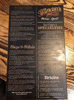 Harrigan's Prime Grill menu