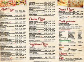 Good Brother's Pizza menu