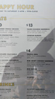 Cactus Club Cafe menu