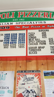 Napoli Pizzeria menu