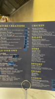 Burger Box menu