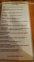 Rye menu