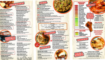 Woodys Wing House menu