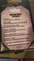 Wally's Pub menu