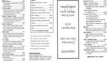 Mcgowan's Market, Deli Cafe Serving Lacolombe menu