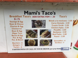 Mami's Tacos food