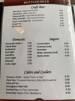 Lighthouse Bistro Pub menu