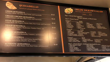 Park Terrace Deli menu