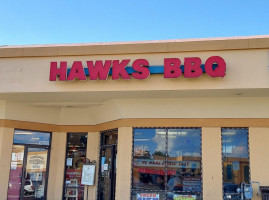 Hawk's Bbq food