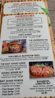 Bimini Bait Shack menu