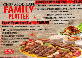 Chef Abod Cafe and Catering food