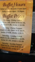 China Liangs Buffet menu