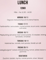 Steakhouse No.9 Restaurang Kristianstad menu