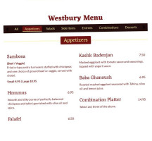 kabul kabab house menu