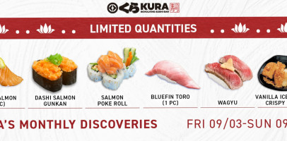 Kura Revolving Sushi inside