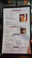 Hibachi Teppanyaki & Bar menu