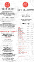 Four Mile Brew Pub menu