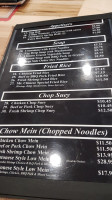 Mr Chinese menu