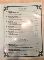 Pho Soc Trang menu