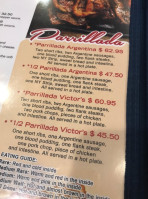 Victor's Grill Churrasqueria menu