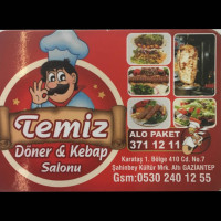 Temiz Devlüp Kebap Döner Salonu food