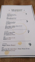 Earls Victoria menu