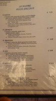 Pizzeria Lilla menu