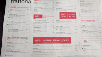 Trattoria Italian Kitchen menu