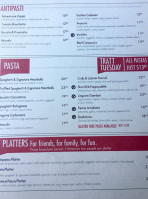 Trattoria Italian Kitchen menu