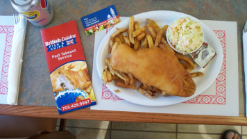 British Cuisine Fish and Chips food