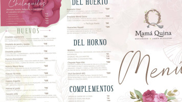 Mamá Quina menu