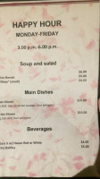 Ukrainian Village menu