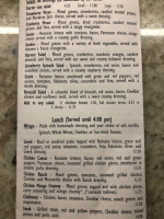 Antonio's menu