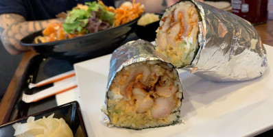 Motomaki Sushi Burritos And Bowls food