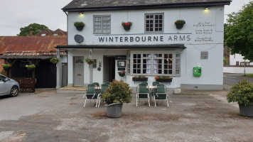 The Winterbourne Arms food