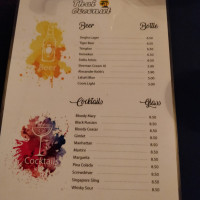 Thai Coconut menu