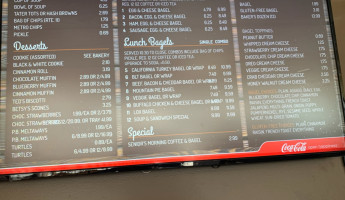 Holy Grounds Coffee Bagel Shop menu