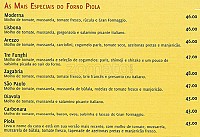 Armazém Piola menu