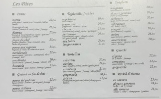 Felicita menu