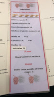 La Marlenaz menu