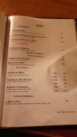 Les Esserts de Rive menu