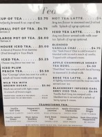 One Room Escapes Coffee menu