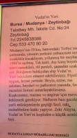 Vedat’ın Yeri menu