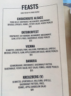 Otto's Bierhalle menu