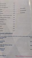 Tayo Vietnamese menu