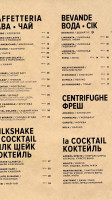 Felicita menu