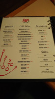 The Bigs Ultimate Sports Grill menu