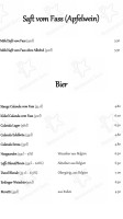 Cafe Seeblick menu