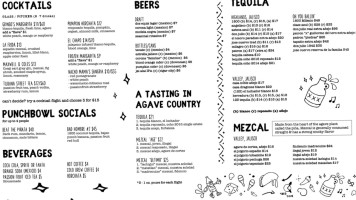 Gringo's menu