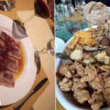 Trattoria Antico Forno food